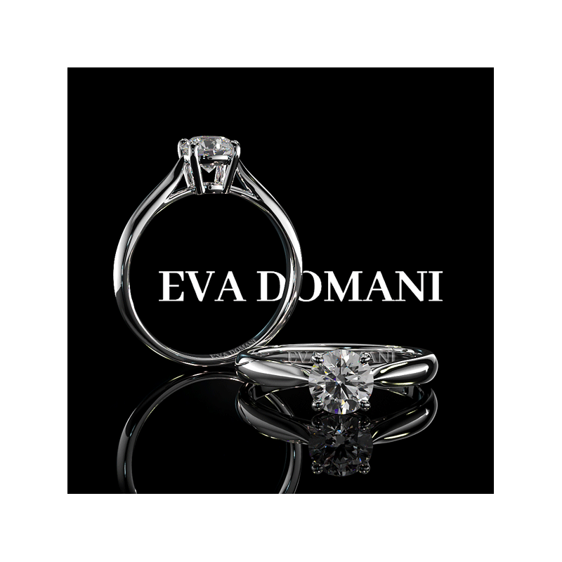 SOLITAIRE DIAMANT FORME POIRE 1