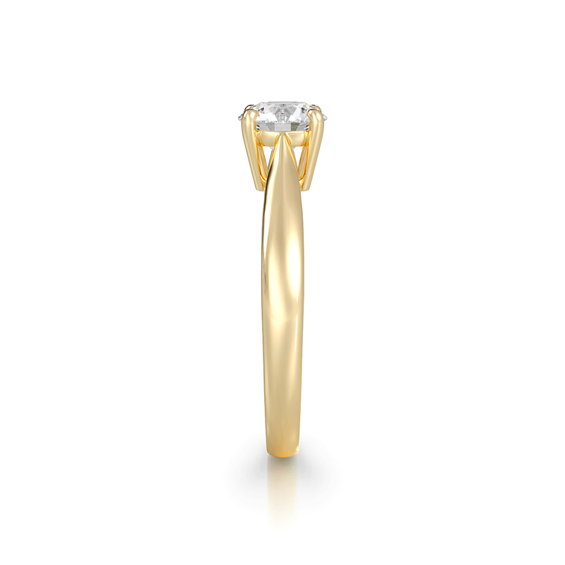 SOLITAIRE DIAMANT FORME POIRE 1