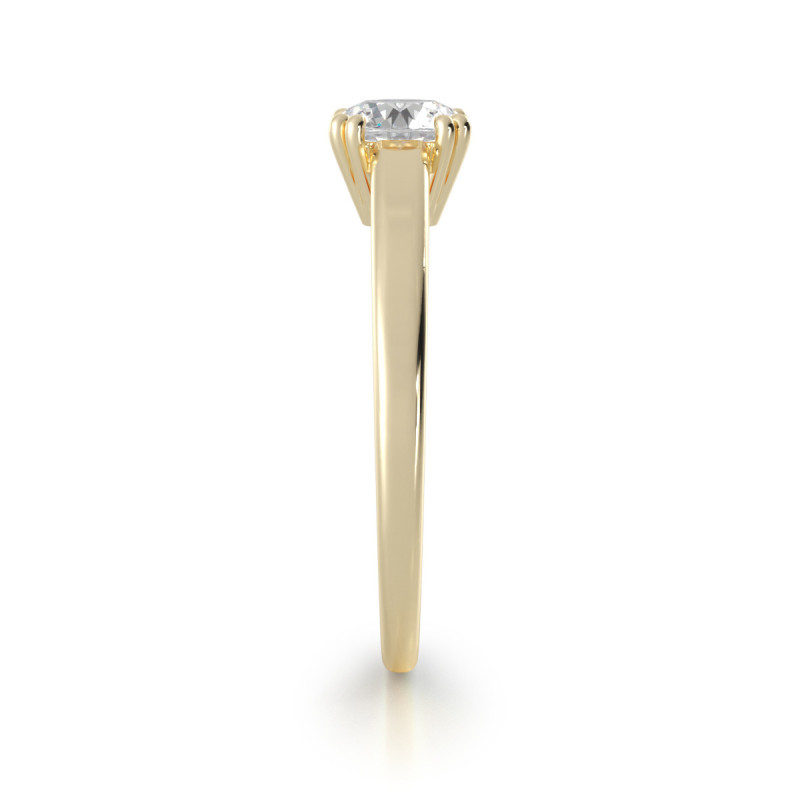 SOLITAIRE DIAMANT FORME POIRE 1