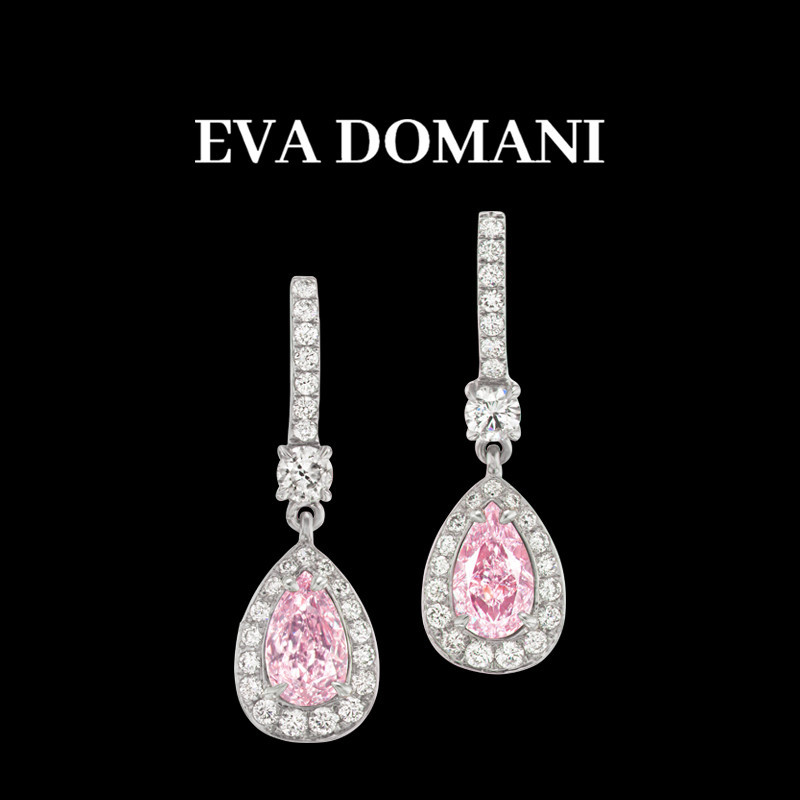 BOUCLE D OREILLE ROSE